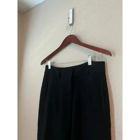 Chelsea 28 Dress Pants Women’s Black Tapered Pockets 8 Trousers - Picture 3 of 8